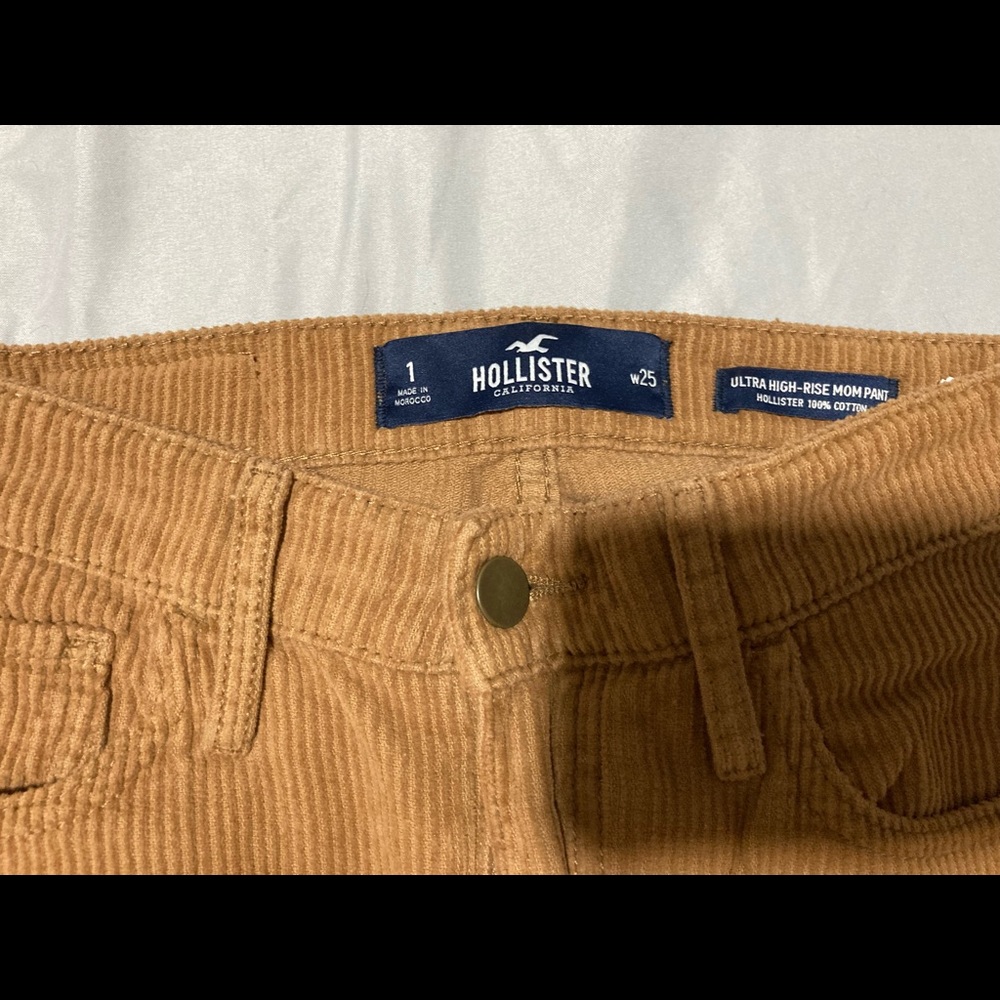 Hollister khaki corduroy pants